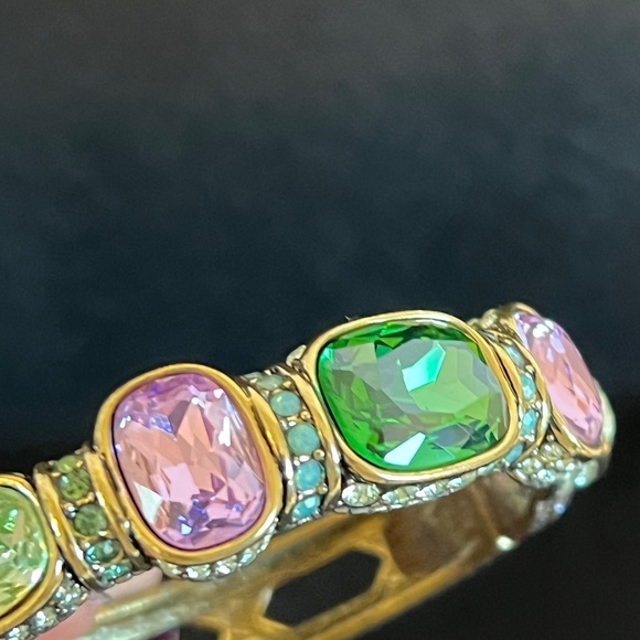 HEIDI DAUS Bracelet Swarovski Crystal Bracelet Slip On - Classic ~Gorgeous! - Picture 12 of 15